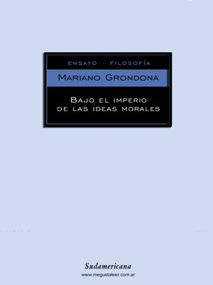 cover image of Bajo el imperio de las ideas morales